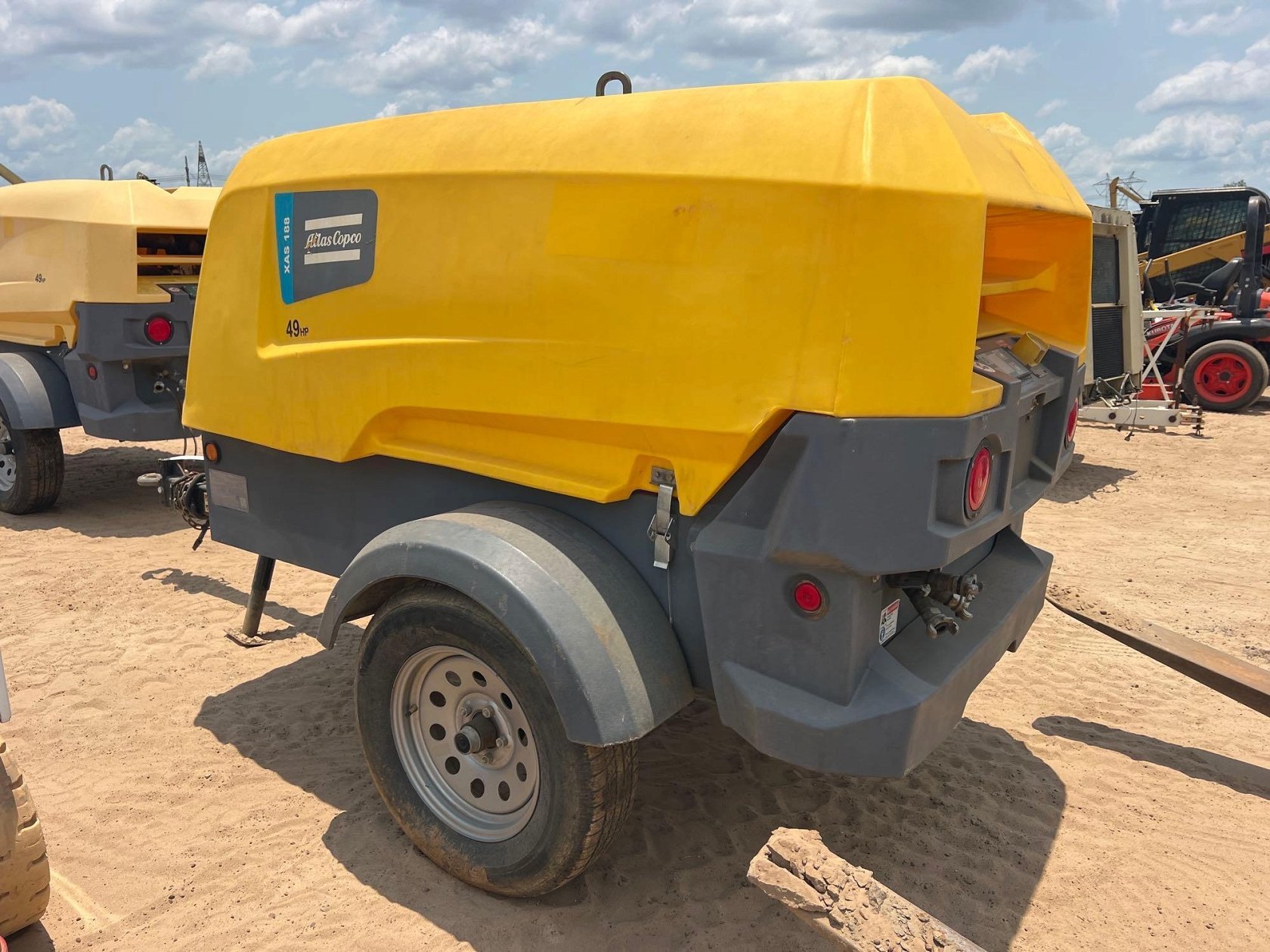 2021 ATLAS COPCP XAS188CD8 CW PORTABLE AIR COMPRE
